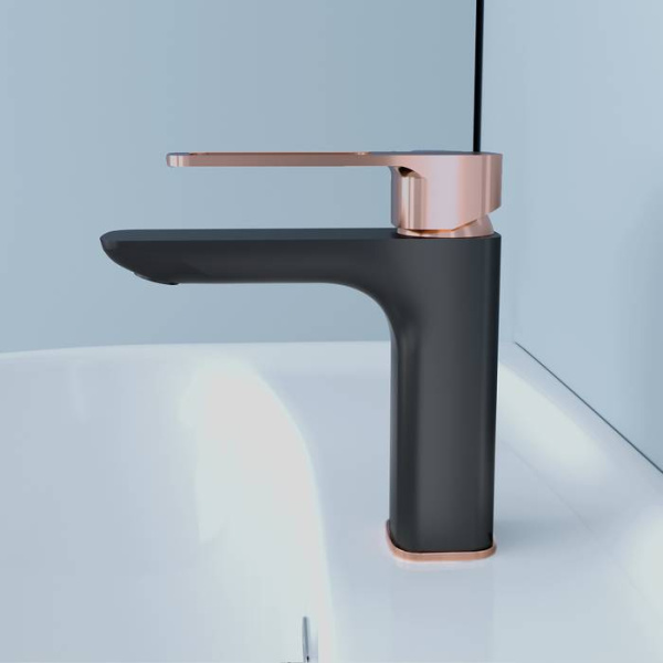 Смеситель для раковины IDDIS Slide SLIBG00i01, черный матовый